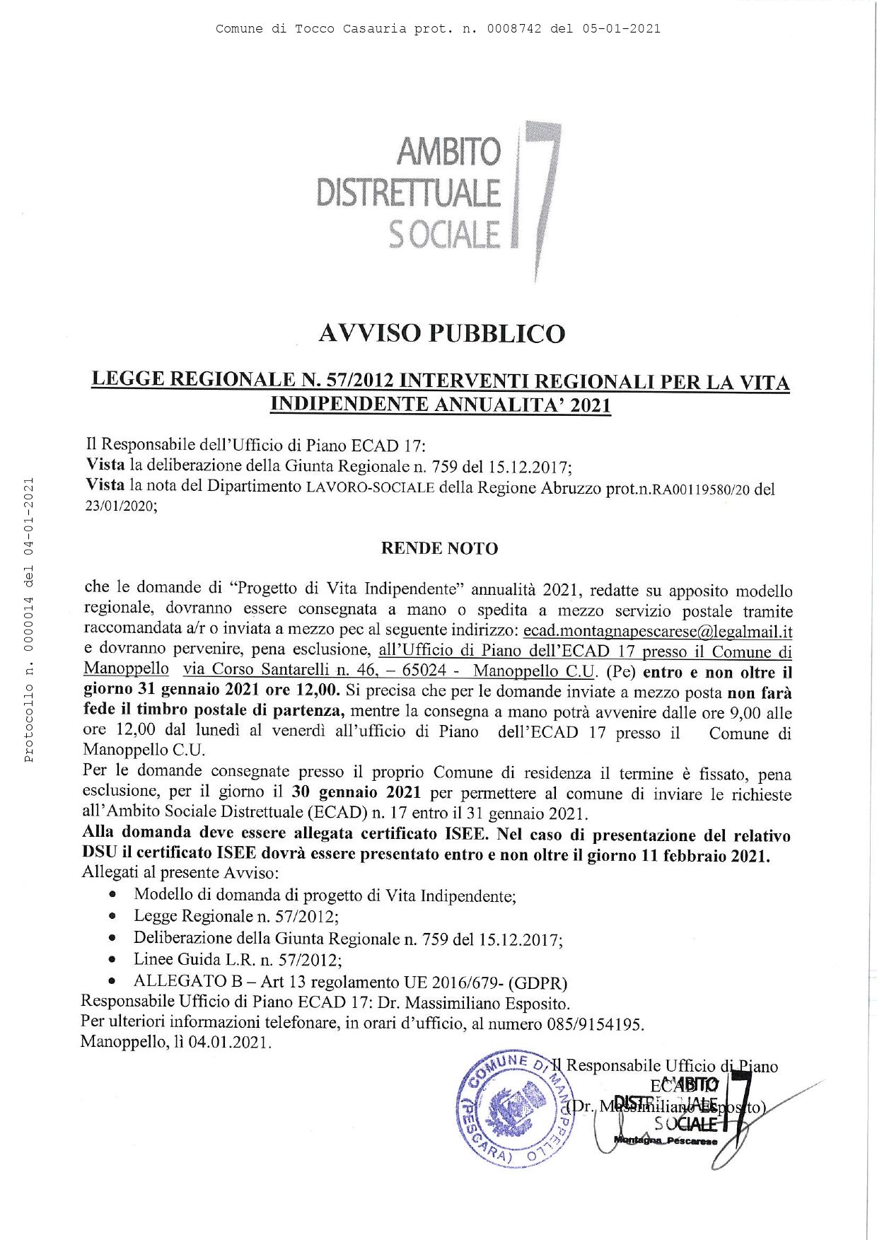 AVVISO PUBBLICO